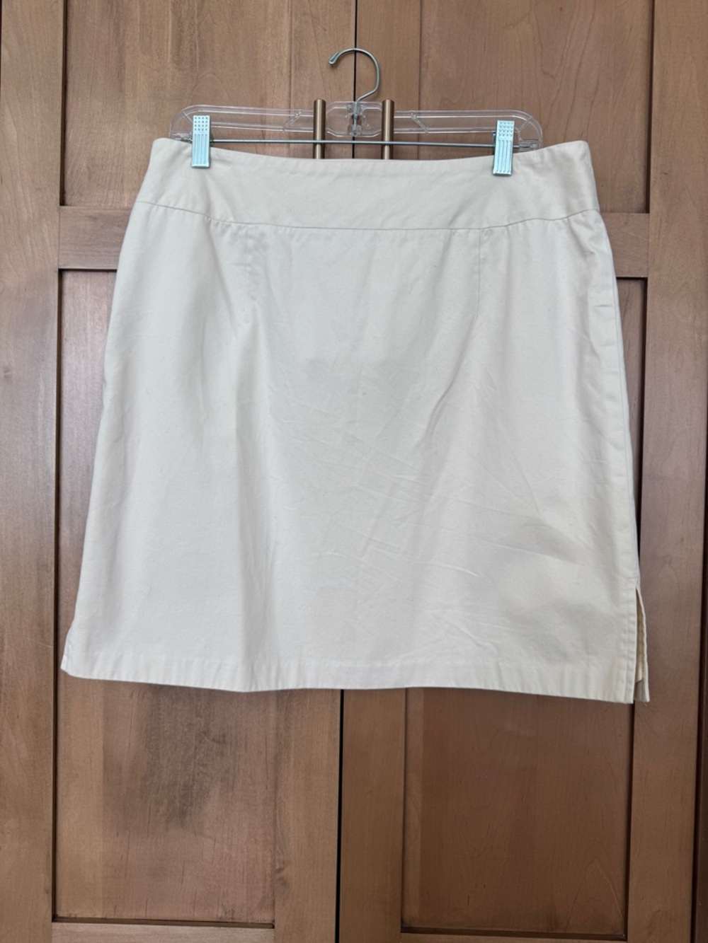Banana Republic Soft Cream Mini Skirt